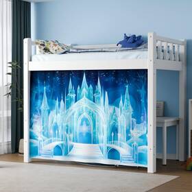 Vpory 797725625877 Bunk Bed Curtains - Loft Privacy Bottom Tent Customization B