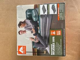 Walmart Inc. A1696528g24 Ozark Trail Multipurpose Inflatable Sofa Double Fast Release Valve Green/gray