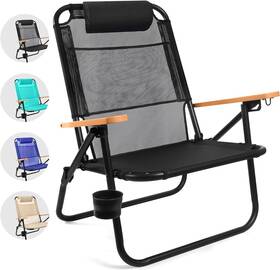 Water Buffalo 313100426428 Beach Chair - Premium Backpack For Adults Black Sea