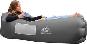 Wekapo 445029113103 Inflatable Couch Air Lounger Chair - Camping And Beach Accessories Portabl