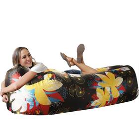 Wekapo 714367641836 Inflatable Couch Air Lounger Chair - Camping And Beach Accessories Portable Bl