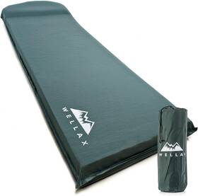689395 Wellax Sleeping Pad - Foam Camping Mats Fast Air Self-inflating Green