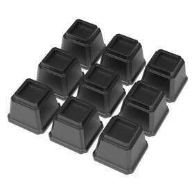 Wnn9p-b4in Whynonap Bed Risers 4 Inch Set Of 9 Heavy Duty Elevators For Frame P