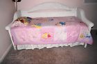 Wicker Trundle Link-spring Daybed White