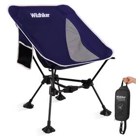 02001 Wildhiker Ultralight Backpacking Chair Compact Standard Indigo Blue
