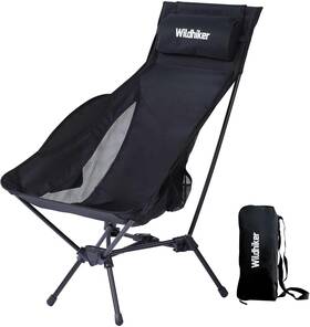 Wh01001 Wildhiker Portable Compact Folding Camping Chairs Black