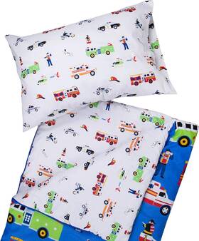 56691 Wildkin Kids Microfiber Sleeping Bag Roll-up Design With One Size Heroes