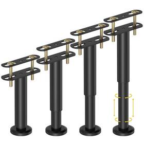 Wlr013 Wlrrcwdttc 4 Pcs Adjustable Height Bed Support Legs 7.08-12.6 Inch Frame Center Sup