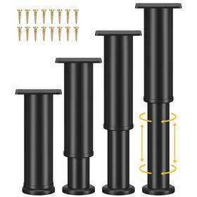 Wlr080 Wlrrcwdttc 4 Pcs Adjustable Bed Support Legs For Frame/bed Center Slat Metal Adjust