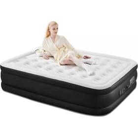 Wonder Comfort 445028795799 18 Inch Twin Air Mattress Inflatable Blow Up Portable Camping Bed With Built In P