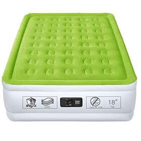 Yening 740207900726 Full Size Raised Air Mattress With Built-in Electric Pump - Durable And Comfortabl