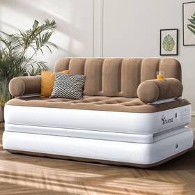 Mayihw90rr Yitahome Queen Size Air Sofa Bed Mattress With Headboard And Pump Blow Up Co