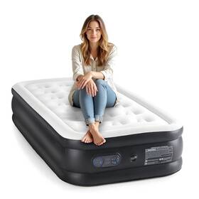 Yssoa 198401040890 Twin Camping Air Mattress With Built-in High-speed Pump 18 Inch Bed Height Blow