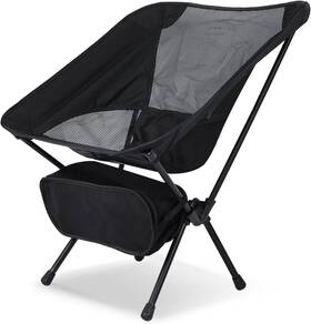 Fncharcampsq05b Yssoa Lightweight Chair Folding Camping Chairs Backpacking 1-pack Black