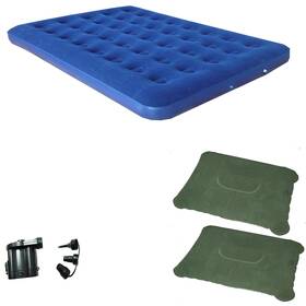 Zaltana 882746025086 Double Size Air Mattress With Dc Pump Operated By Inch D 4 Cell Battery And 2