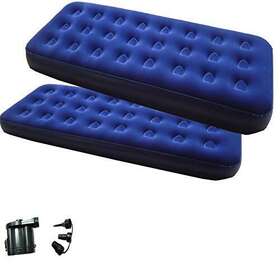 Zaltana 882746025192 2-pcs Single Size Air Mattress With Battery Powered Pump Need 4 D