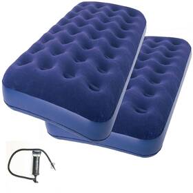 Zaltana 882746025307 2-piece Of Twin Size Air Mattress With Double Action Hand Pump Including 3 V