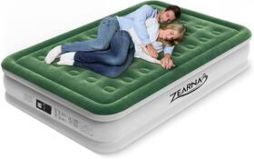 Zearna 445046589523 Air Mattress Queen With Built In Pump - 16 Inch Comfort Blow Up Bed 2 Mins Quick Se