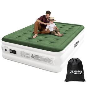 Zn18 Zearna Full Size Air Mattress With Built In Pump 18 Inch Raised Comfort Bed Upgrad