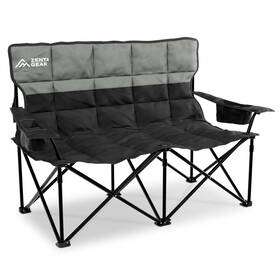 Dcc-nv-241-001 Zenta Gear Oversized Fully Padded Double Camping Chair One Size Black