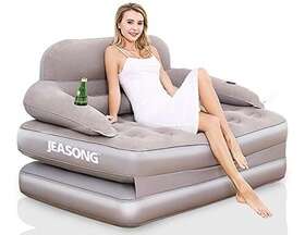 68715 Zhansong Commerce Co .ltd. Inflatable Chair Air Couch With Pump Camping Mattress Blow Up