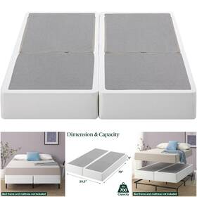 Zinus - Dropship Sleep Master 9 Inch High Profile Bifold Box Spring Queen Size Mattress Foundation