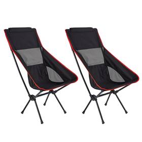 01122241 Ziweixing Portable Camping Chair Backpacking - Ultralight Small Red / Black