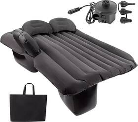 Ta0002-n Zone Tech Inflatable Travel Car Mattress Air Bed Back Seat Sleep Rest Mat 2 Pillow Pump