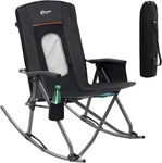 Portal Oversized Folding Rocking Camping Chair Portable Mesh Back, M-black. Fixed Price $120.64.