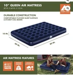 Ozark Trail Queen Size Air Mattress Portable Inflatable Bed Camping Home Use. Fixed Price $22.10.