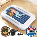 Deeteck Inflatable Toddler Travel Bed 60IN Portable Safety Sides Kid. Fixed Price $81.59.