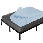 Treaton 1-INCH Convoluted Gel Infused Memory Foam Mattress Topper With Egg Shell. Fixed Price $51.99.