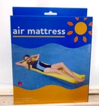 Air Mattress Pool Relax Swimming 72IN 27IN Ages 14 And Up. Fixed Price $9.60.