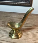 Vintage Solid Brass Tobacco Pipe Stand Rest Display Classic Not Marked. Fixed Price $42.50.