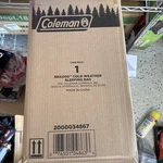 Coleman Brazos Cold Weather Sleeping Bag, Model 2000034867, Type. Fixed Price $49.00.