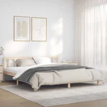 Frame Solid Pine Wood Modern Bedroom Furniture Rectangular Indoor Vidaxl. Fixed Price $194.99.