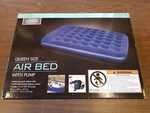 Living Solutions 80IN X 60IN 8.5IN Queen Size Air Bed With 110-120V Ac Pump. Fixed Price $26.50.