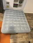 Aerobed Air Mattress Full Size Light Blue Comes With Pump. Fixed Price $22.00.