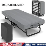 Portable Folding Bed Guest With Mattress Foldable Roll Away On Wheels. Fixed Price $94.98.