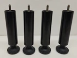 Sleep Number Flexfit Adjustable Base Bed Legs Black 6 1/2" Set Of 4 Sliders. Fixed Price $52.99.