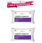 Mainstays Comfort Complete Bed Pillow, Standard/queen (2 Pack). Fixed Price $5.28.