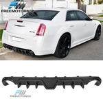 Fits 12-14 Chrysler 300 Srt Matte Black Pp Rear Bumper Diffuser Lip Spoiler. Fixed Price $119.99.