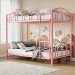 Twin Over Bunk Frame Ladder For Teen Adult Bedroom Dorm W/ Guardrail. Fixed Price $154.87.