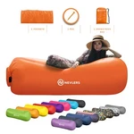 Nevlers Inflatable Blow Up Lounger Outdoor Chair Bed Travel, With Bag & Pockets. Fixed Price $29.99.