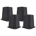 Kings Brand Furniture 6-INCH Bed Risers Set Of 4 Black Heavy Duty Stackable.... Fixed Price $27.16.