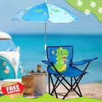 Burbell Toddler Camping Chair Dinosaur Umbrella Foldable Beach. Fixed Price $71.99.