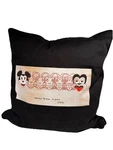 Rare Vintage Mickey Mouse Tiki Pillow Tu Meke Disney Pop Art Black Cushion 16. Fixed Price $34.95.