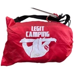 New Legit Camping Inflatable Lounger Chair Red Beach Pool Outdoors Bag Stake. Fixed Price $40.55.