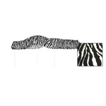 Bed Canopy Twin Size Zebra Print Fabric Top -made Usa Sale!!. Fixed Price $89.87.