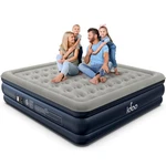 Idoo King Size Air Mattress With Built Pump, 18 Raised Comfort Blow Up Mat.... Fixed Price $150.00.